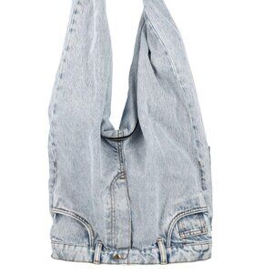 Alexander Wang 5-pocket Denim Hobo in Blue - Pants Bag